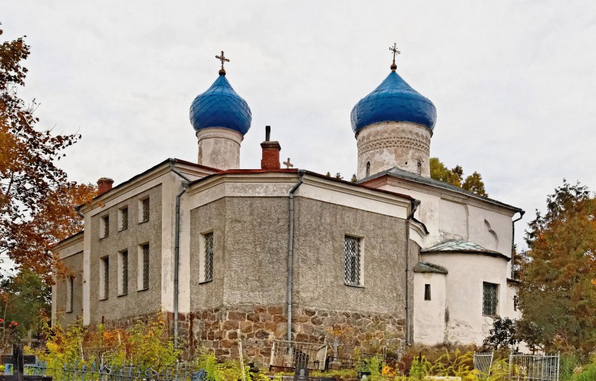 Церковь Георгия Победоносца, Сенно (Печорский район, Псковская область). фасады
