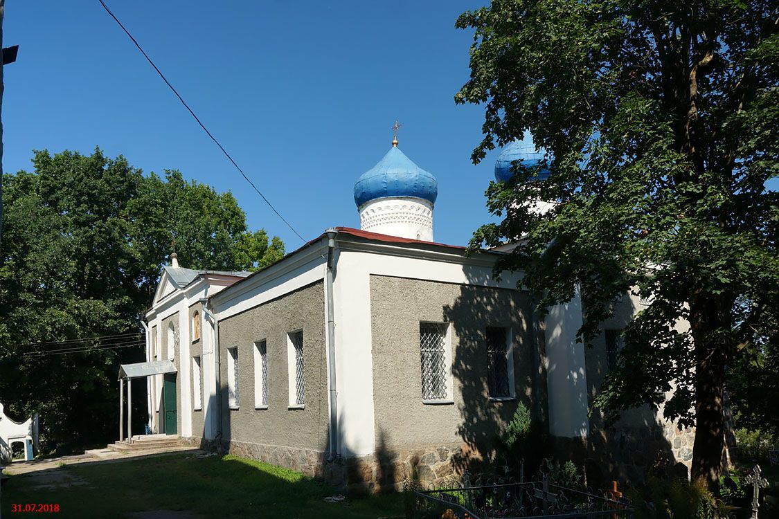 Церковь Георгия Победоносца, Сенно (Печорский район, Псковская область). фасады
