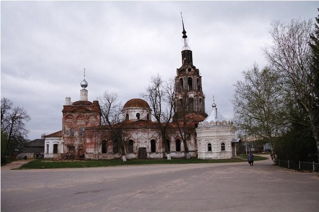 Церковь Казанской иконы Божией Матери, Заозерье (Угличский район, Ярославская область). фасады