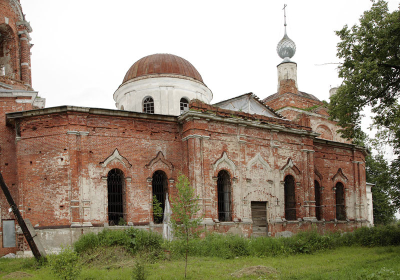 Церковь Казанской иконы Божией Матери, Заозерье (Угличский район, Ярославская область). архитектурные детали