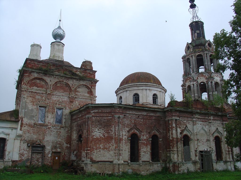 Церковь Казанской иконы Божией Матери, Заозерье (Угличский район, Ярославская область). фасады