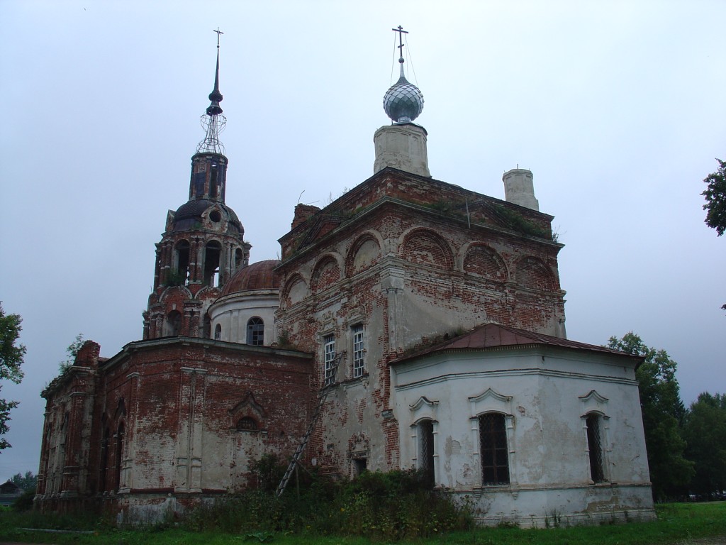 Церковь Казанской иконы Божией Матери, Заозерье (Угличский район, Ярославская область). фасады