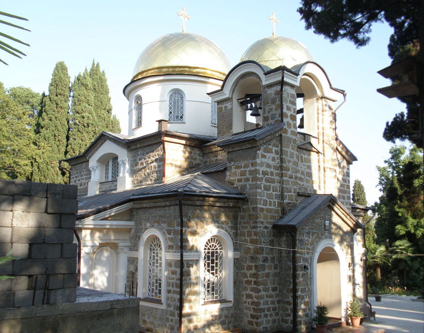 Церковь Преображения Господня, Хоста (Сочи, город, Краснодарский край). фасады, Вид с северо-запада