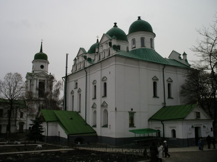 Вознесенский Флоровский женский монастырь. Собор Вознесения Господня, Подол (Подольский район, Украина, г. Киев). фасады