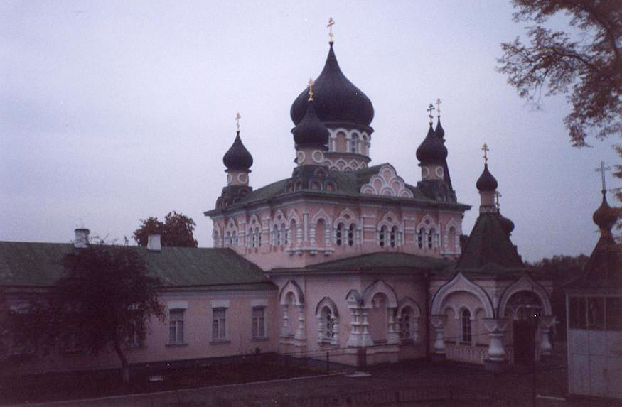 Покровский женский монастырь. Собор Покрова Пресвятой Богородицы, Кудрявец (Шевченковский район, Украина, г. Киев). фасады