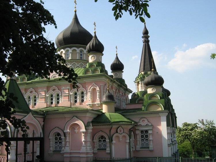 Киев. Покровский женский монастырь. Собор Покрова Пресвятой Богородицы. фасады