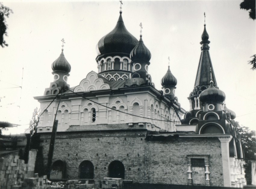 Покровский женский монастырь. Собор Покрова Пресвятой Богородицы, Кудрявец (Шевченковский район, Украина, г. Киев). фасады