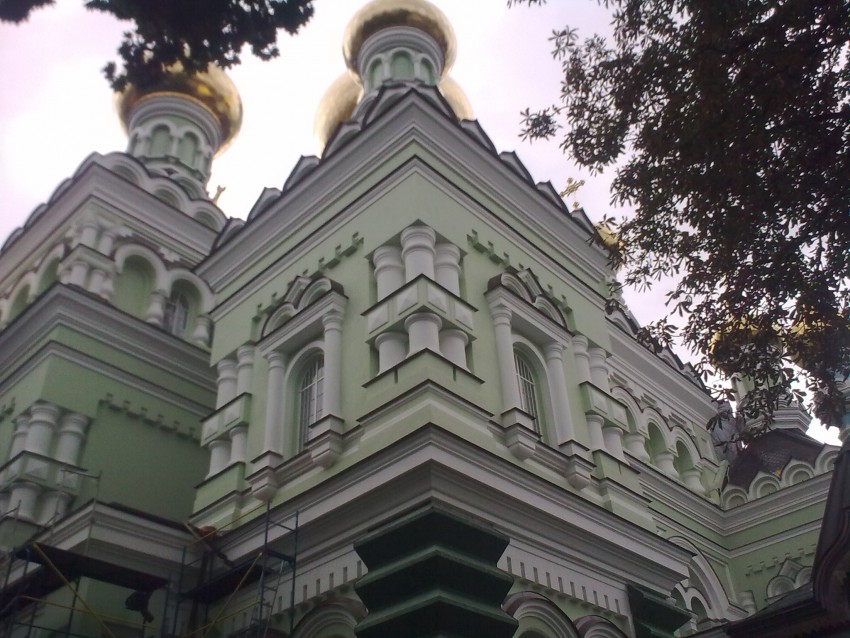 Покровский женский монастырь. Собор Николая Чудотворца, Кудрявец (Шевченковский район, Украина, г. Киев). архитектурные детали