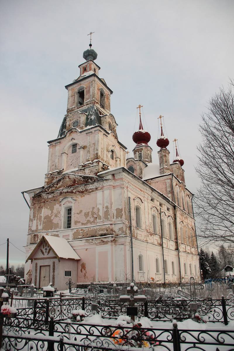 фасады. Церковь Флора и Лавра, Флоровское (Большесельский район, Ярославская область)