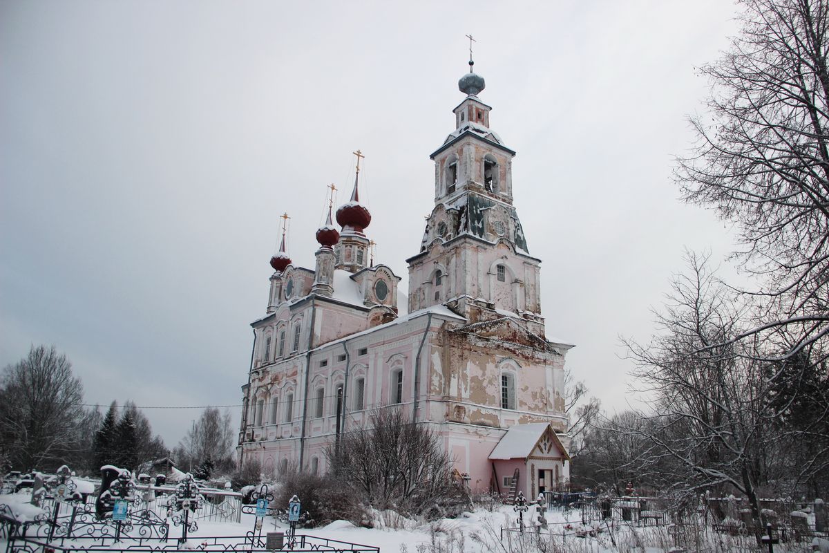 фасады. Церковь Флора и Лавра, Флоровское (Большесельский район, Ярославская область)