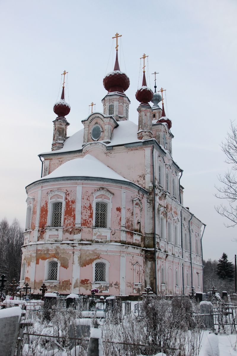 фасады. Церковь Флора и Лавра, Флоровское (Большесельский район, Ярославская область)