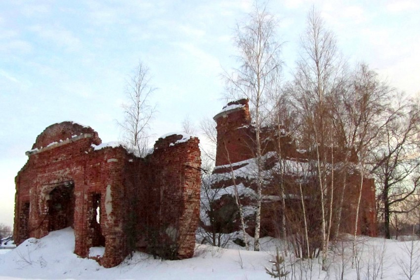 Церковь Спаса Нерукотворного Образа, Даратники (Переславский район и г. Переславль-Залесский, Ярославская область). фасады, вид с юго-запада