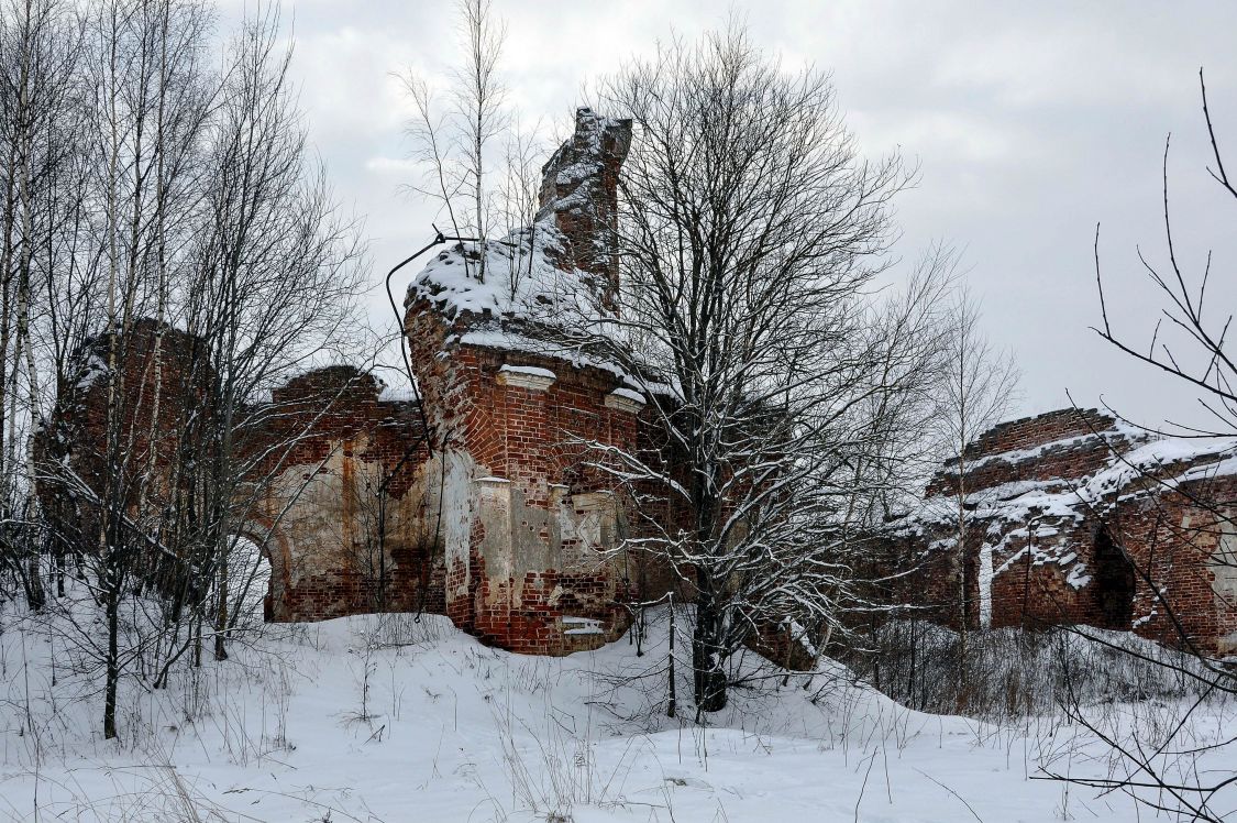 Церковь Спаса Нерукотворного Образа, Даратники (Переславский район и г. Переславль-Залесский, Ярославская область). фасады