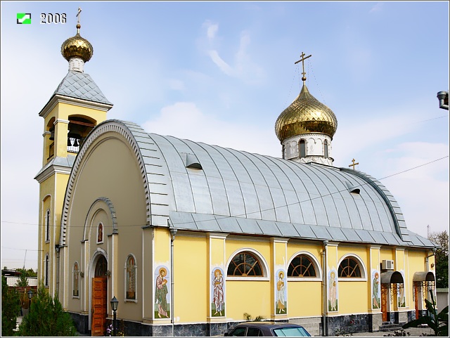 Троице-Никольский женский монастырь. Церковь Троицы Живоначальной, Ташкент (Узбекистан, Прочие страны). фасады, Вид с юго-запада 