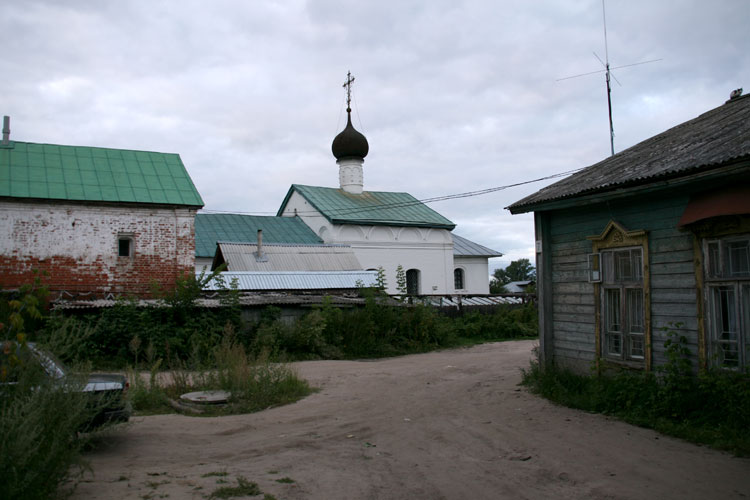 Сретенский женский монастырь. Церковь Сергия Радонежского, Гороховец (Гороховецкий район, Владимирская область). общий вид в ландшафте