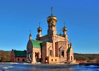 Покровская Голосеевская пустынь. Церковь иконы Божией Матери "Живоносный источник", , Голосеев, Голосеевский район, Украина, г. Киев