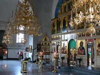 Покровская Голосеевская пустынь. Церковь иконы Божией Матери "Живоносный источник", Внутреннее убранство Храма<br>, Голосеев, Голосеевский район, Украина, г. Киев