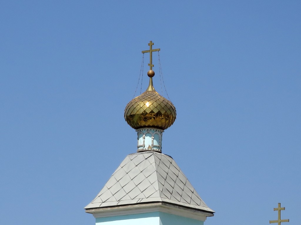 Троице-Никольский женский монастырь. Церковь Троицы Живоначальной, Ташкент (Узбекистан, Прочие страны). архитектурные детали, Завершение колокольни