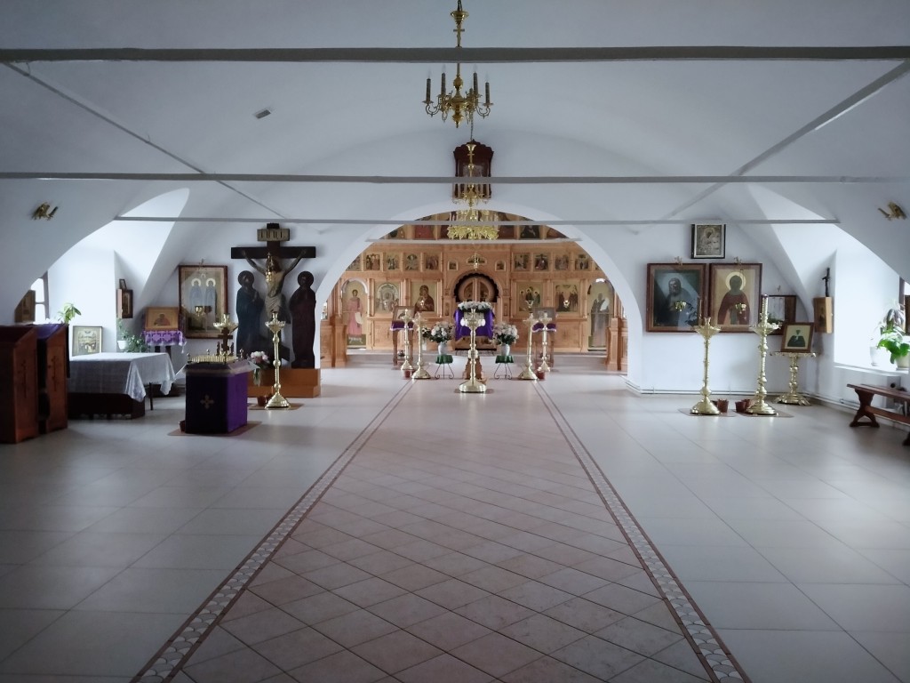 Сретенский женский монастырь. Церковь Сергия Радонежского, Гороховец (Гороховецкий район, Владимирская область). интерьер и убранство, общий вид интерьера