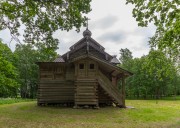 Юрьево. Музей деревянного зодчества Витославлицы. Церковь Николая Чудотворца из деревни Мякишево Хвойнинского района