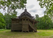 Музей деревянного зодчества Витославлицы. Церковь Николая Чудотворца из деревни Мякишево Хвойнинского района - Юрьево - Великий Новгород, город - Новгородская область