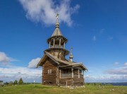 Музей-заповедник "Кижи". Часовня Спаса Нерукотворного Образа из д. Вигово, Вид с юго-запада<br>, Кижи, остров, Медвежьегорский район, Республика Карелия