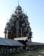 Музей-заповедник "Кижи". Церковь Преображения Господня на Кижском погосте, вид с юго-востока<br>, Кижи, остров, Медвежьегорский район, Республика Карелия