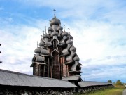 Музей-заповедник "Кижи". Церковь Спаса Преображения на Кижском погосте - Кижи, остров - Медвежьегорский район - Республика Карелия