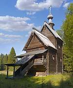 Музей деревянного зодчества. Церковь Вознесения Господня с погоста Спас-на-Сози Калининского района - Василёво - Торжокский район и г. Торжок - Тверская область