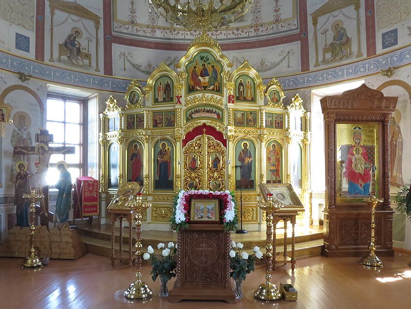 Аносин Борисоглебский монастырь. Собор Троицы Живоначальной, Аносино (Истринский городской округ и ЗАТО Восход, Московская область). интерьер и убранство
