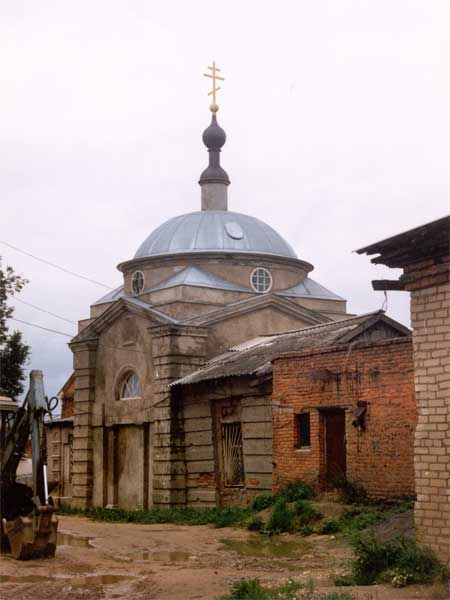 Аносино. Аносин Борисоглебский монастырь. Церковь Димитрия Ростовского. фасады