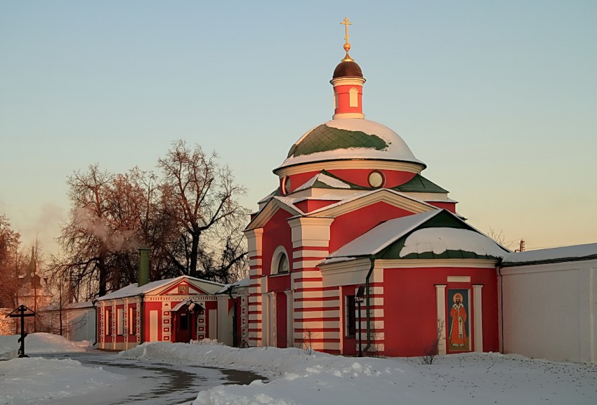 Аносино. Аносин Борисоглебский монастырь. Церковь Димитрия Ростовского. фасады