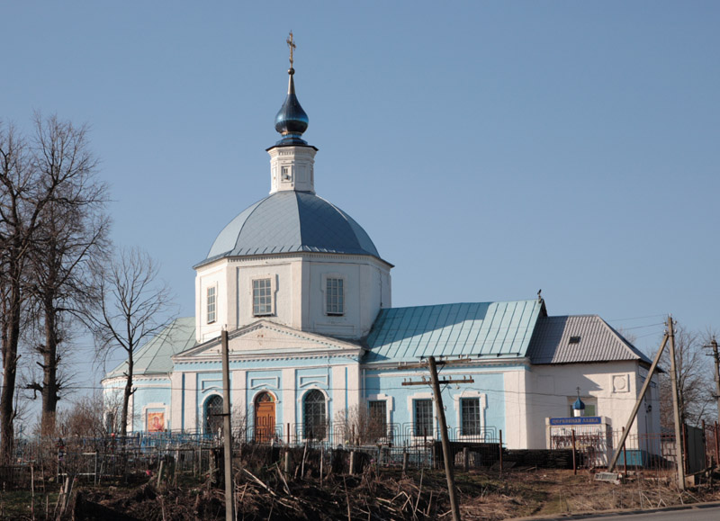 Глебовское. Церковь Рождества Пресвятой Богородицы. фасады