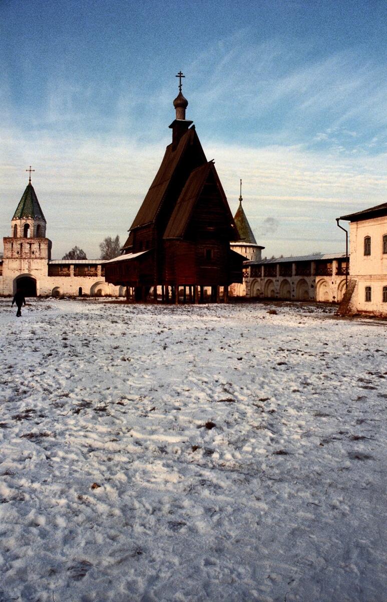 фасады. Музей деревянного зодчества. Церковь Преображения Господня из с. Спас-Вёжи, Кострома (Кострома, город, Костромская область)