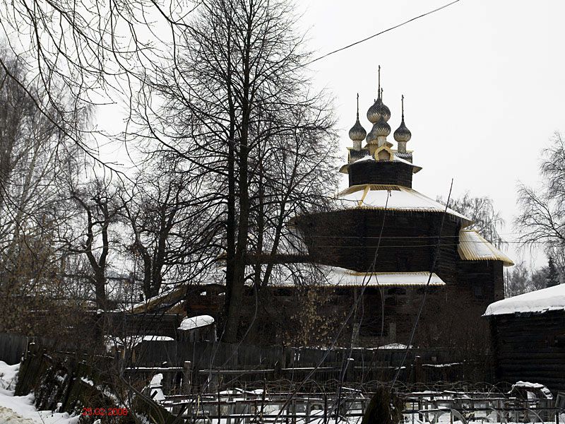 Музей деревянного зодчества. Церковь Собора Пресвятой Богородицы из с. Холм, Кострома (Кострома, город, Костромская область). фасады