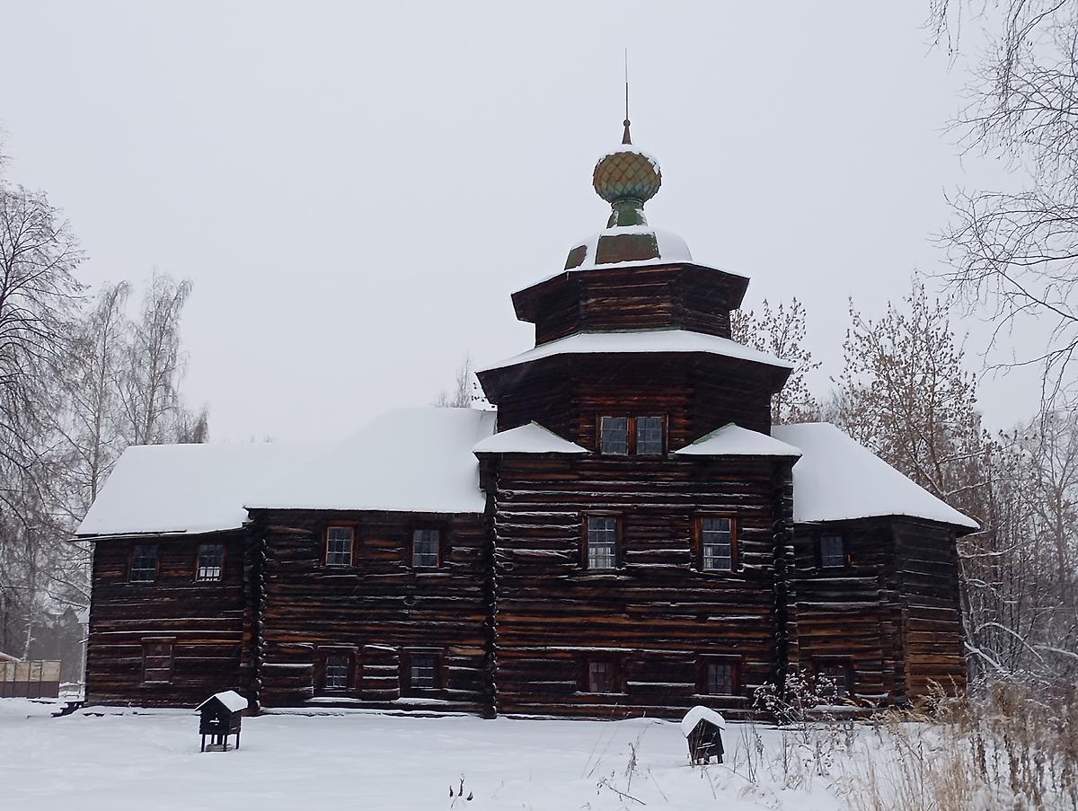 фасады. Музей деревянного зодчества. Церковь Илии Пророка из с. Верхний Березовец, Кострома (Кострома, город, Костромская область)