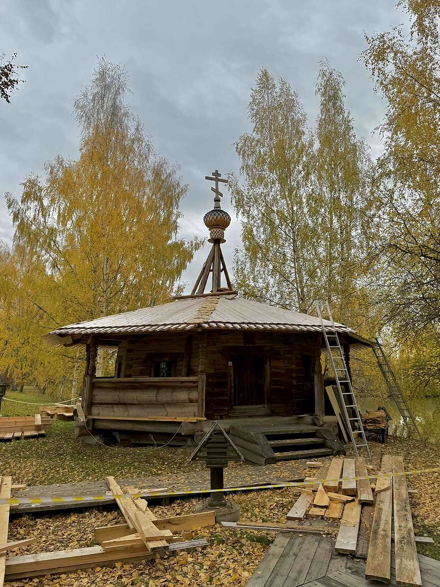 документальные фотографии. Музей деревянного зодчества. Часовня Казанской иконы Божией Матери из д. Большое Токарево, Кострома (Кострома, город, Костромская область)