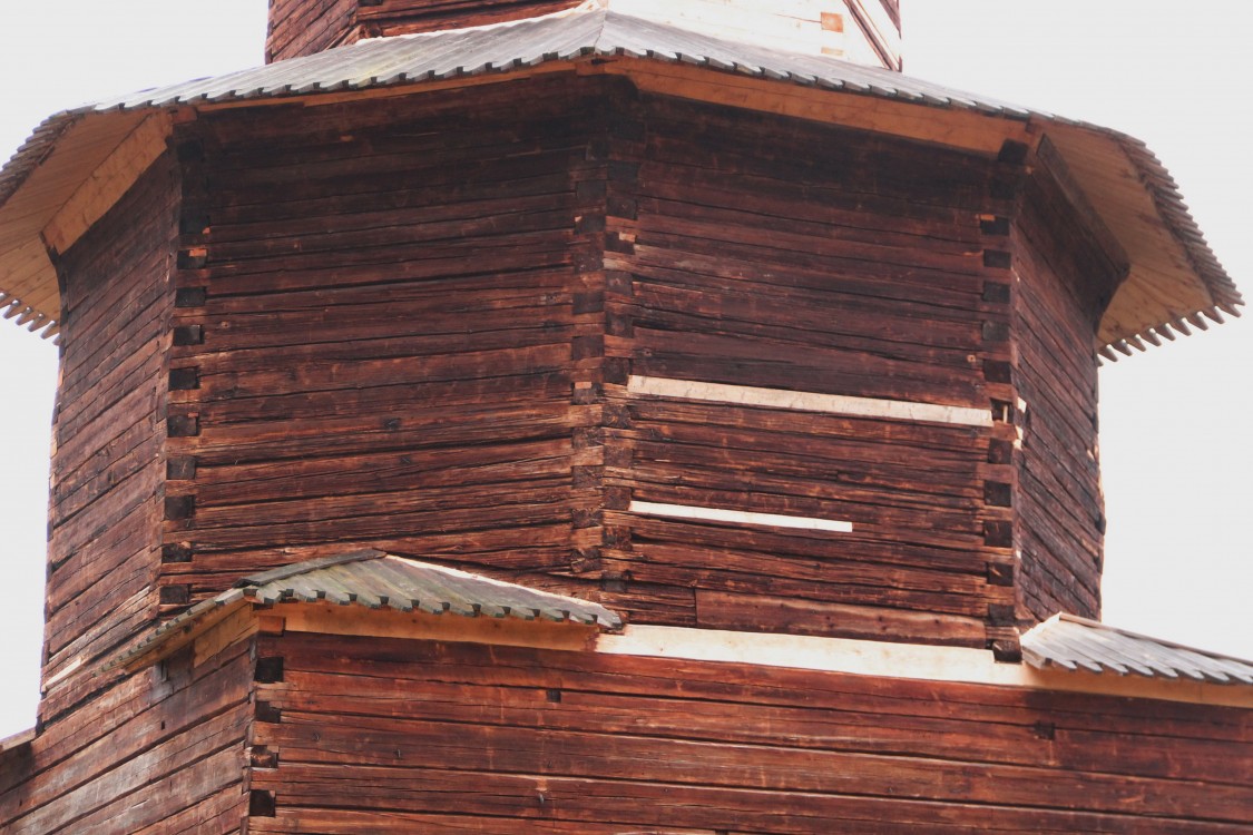 Кострома. Музей деревянного зодчества. Неизвестная часовня из д. Притыкино. архитектурные детали