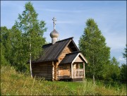 Музей этнографии. Часовня Илии Пророка, Часовня при местном кладбище. Вид с северо-запада.<br>, Нижняя Синячиха, Алапаевский район (Алапаевское МО и Махнёвское МО), Свердловская область