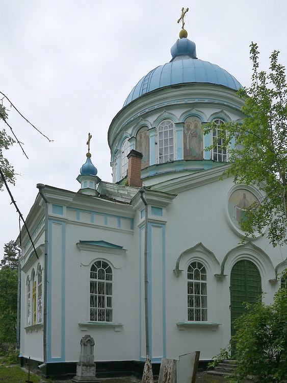 Церковь Воскресения Словущего, Шадринск (Шадринский район и г. Шадринск, Курганская область). фасады, Северо-восточный угол храма