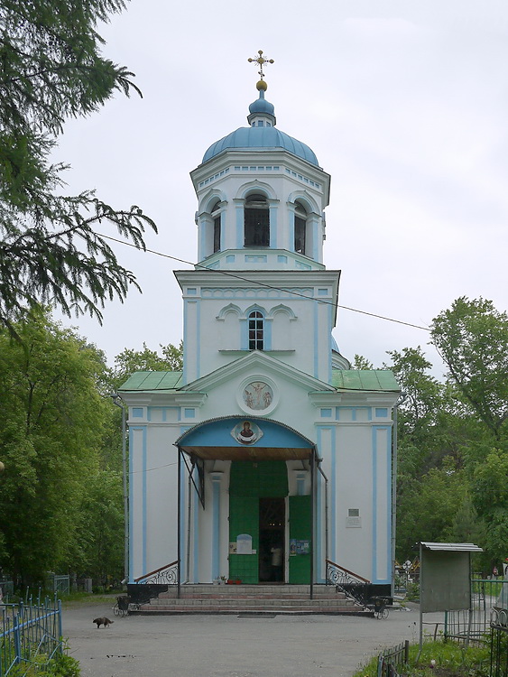Шадринск. Церковь Воскресения Словущего. фасады, Западный фасад