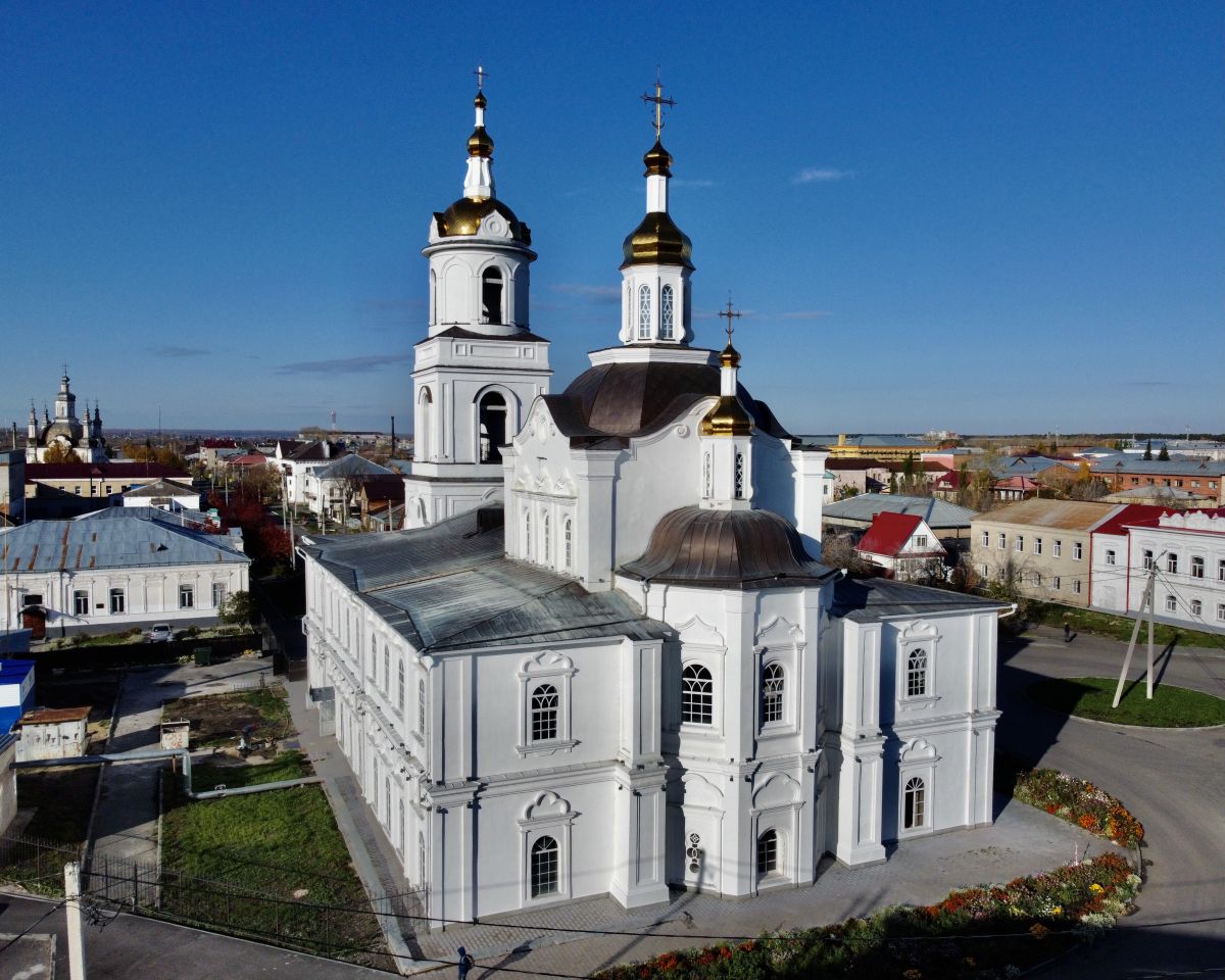 Кафедральный собор Николая Чудотворца, Шадринск (Шадринский район и г. Шадринск, Курганская область). фасады, Вид с ЮВ