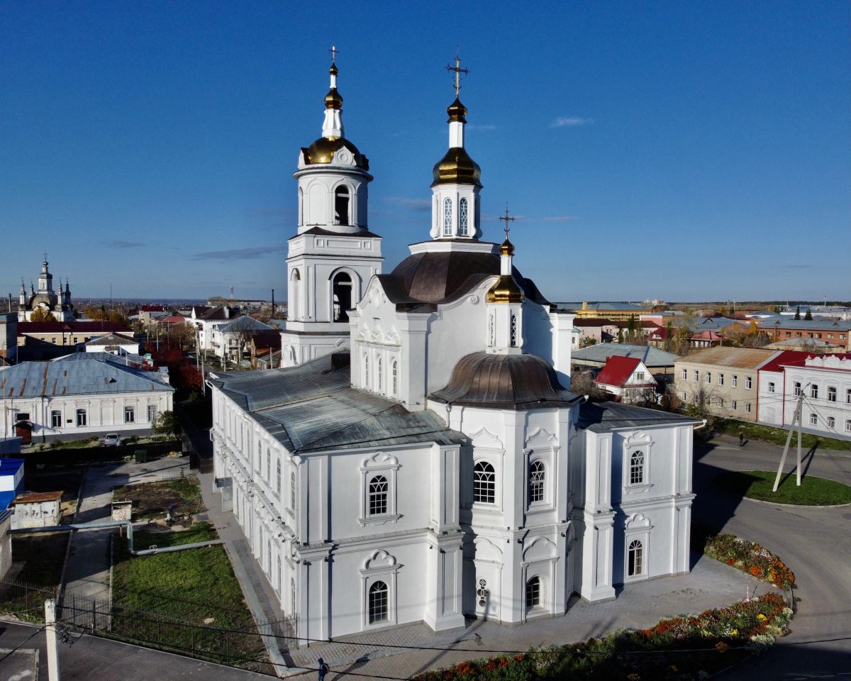 Шадринск. Кафедральный собор Николая Чудотворца. фасады, Вид с ЮВ