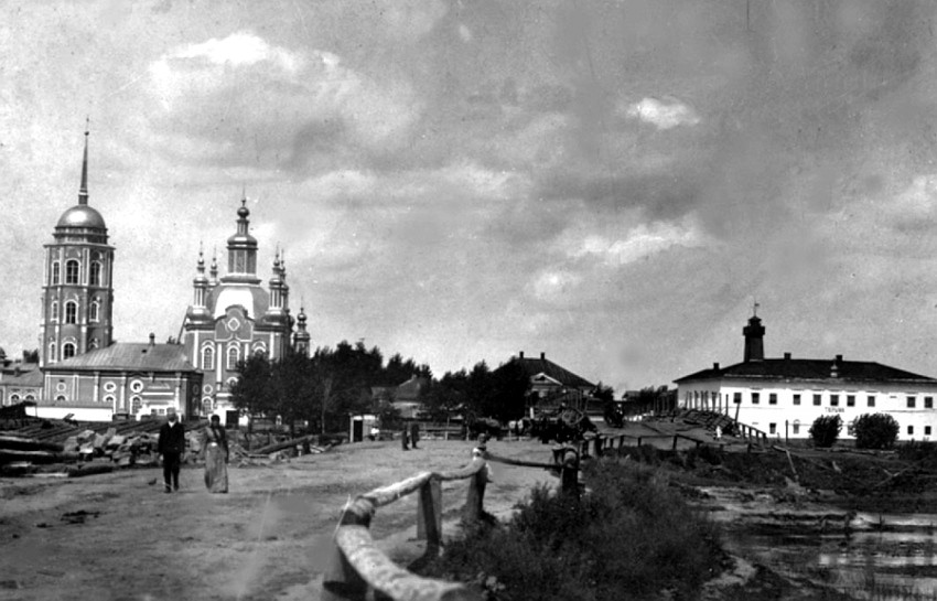 Шадринск. Собор Спаса Преображения. архивная фотография, Фото начала 1900-х гг