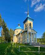 Большая Шалга, урочище. Покрова Пресвятой Богородицы, церковь