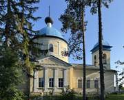 Большая Шалга, урочище. Покрова Пресвятой Богородицы, церковь