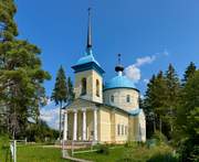 Большая Шалга, урочище. Покрова Пресвятой Богородицы, церковь