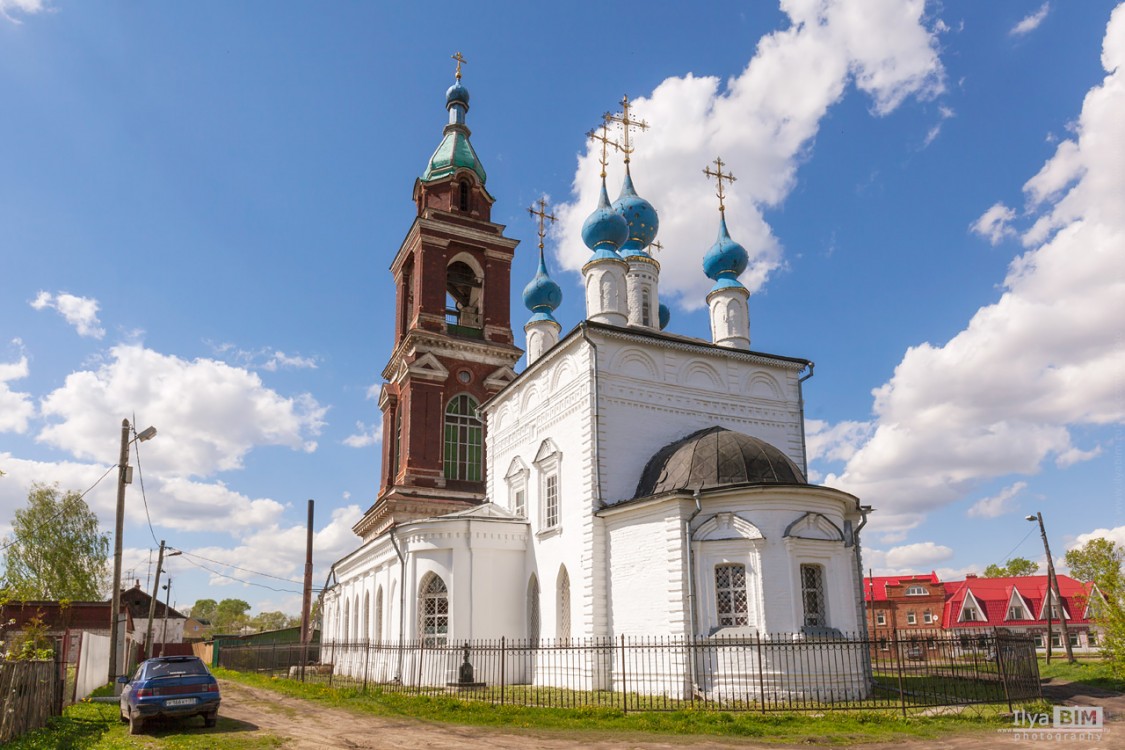 Юрьев-Польский. Церковь Покрова Пресвятой Богородицы. общий вид в ландшафте