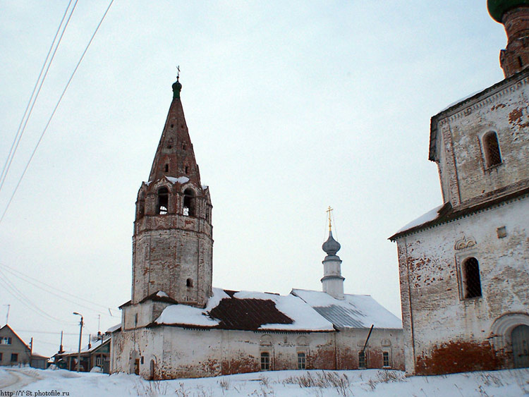 Суздаль. Церковь Космы и Дамиана. фасады, Козьмодемьянская, постройка середины 18 в.