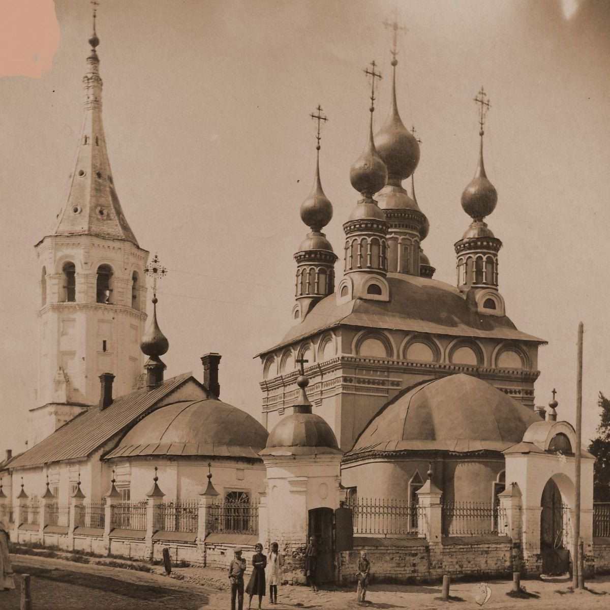 Суздаль. Церковь Антипы Пергамского. архивная фотография, Фото храма в 1900-е годы.